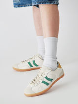 Sneakers Kizuna Uit Leder Coolway Wit men 8603607-vue-porte