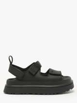 Sandalen Uit Leder Ugg Zwart women 1152685