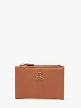 Portefeuille Lulu castagnette Bruin zip CAPOR106