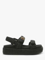 Sandalen Bigmona Uit Leder Steve madden Zwart women 11003034