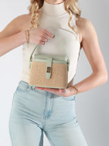Cross Body Tas Capri Milano Groen capri CP23115-vue-porte