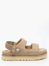 Sandalen Uit Leder Ugg Beige women 1167399
