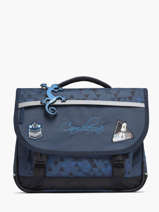 Boekentas 2 Compartimenten Cameleon Blauw actual PBBACA35