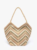 Schoudertas Cabas Jute Vanessa bruno Veelkleurig cabas 37V40767