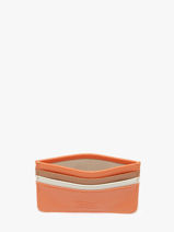 Kaarthouder Leder Crinkles Oranje caviar 14320C-vue-porte