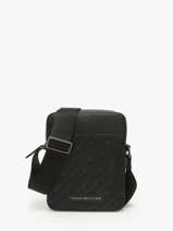 Cross Body Tas Tommy hilfiger Zwart monogram AM13210