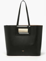 Schoudertas Angele Leder Lancel Zwart angele A13361