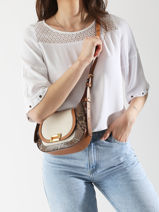 Cross Body Tas Paulette Lancel Bruin paulette A13374-vue-porte