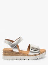 Sandalen Uit Leder Gabor Zilver women 10