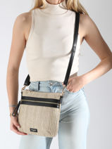 Cross Body Tas St Tropez David jones Zwart st tropez CM7537-vue-porte