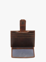 Kaarthouder Leder Maverick Bruin the original MAVTO052-vue-porte