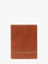 Portefeuille Met Portemonnee Leder Maverick Bruin rough gear MAVRG032