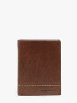 Portefeuille Met Portemonnee Leder Maverick Bruin rough gear MAVRG032