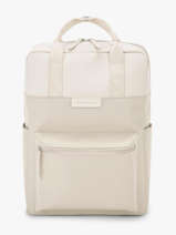 Rugzak 1 Compartiment Kapten and son Beige backpack S