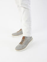 Sneakers Pasadena Bugatti Grijs men 321ASR01-vue-porte