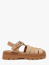 Sandalen Shea Uit Leder Nuyou Beige women 37120
