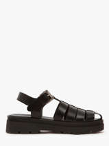 Sandalen Tate Uit Leder Nuyou Zwart women 37125