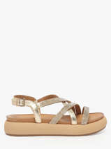 Sandalen Uit Leder Inuovo Zilver women A96051