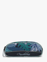 Pennenzak Kind 2 Compartimenten Cameleon Blauw actual TROU