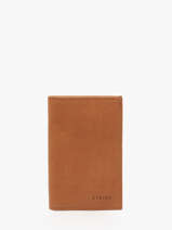 Compacte Portefeuille Oil Leder Etrier Bruin oil EOIL027
