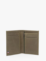 Portefeuille Met Portemonnee Oil Leder Etrier Groen oil EOIL5007-vue-porte