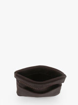 Portemonnee Oil Leder Etrier Bruin oil EOIL5005-vue-porte