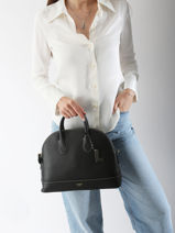 Handtassen Belleville Leder Lancel Rood belleville A13736-vue-porte