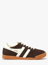 Sneakers Elan Uit Leder Gola Bruin accessoires CLB538