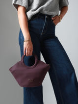 Cross Body Tas S Neflier Woomen Violet neflier WNEF02-vue-porte