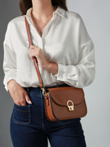 Cross Body Tas M Altair Leder Etrier Bruin altair EALA081M-vue-porte