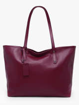 Schoudertas A4 Formaat Caviar Leder Milano Violet caviar CA19111N