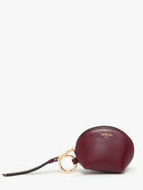 Portemonnee Leder Lancel Violet origami A13859
