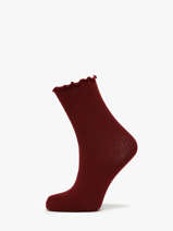 Sokken Pieces Rood girl 17149458