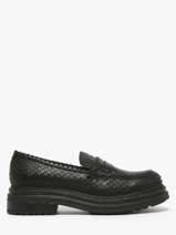 Slippers Uit Leder Aliwell Zwart accessoires A0234