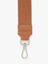 Schouderriem Milano Bruin caviar CA25SSAB-vue-porte