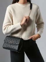 Cross Body Tas Phoebe Guess Blauw phoebe PD966521-vue-porte