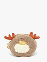 Kids Cross Body Tas Rudolf Rendier Le voyage en panier Bruin kids AHP303