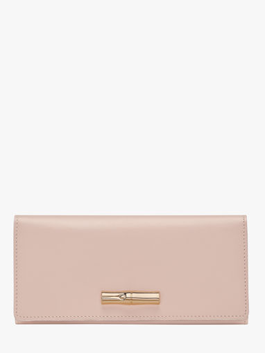Longchamp Le roseau sleek Portefeuille Roze