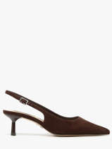 Pumps Met Naaldhak Uit Leder Steve madden Bruin accessoires 11003902
