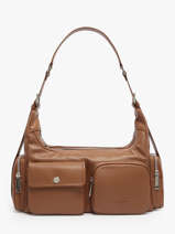 Schoudertas Soft Caramella Leder Lancaster Bruin soft caramella 7