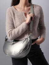 Cross Body Tas Doudoune Le voyage en panier Veelkleurig doudoune AHP230-vue-porte
