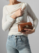 Cross Body Tas Evissa Valentino Bruin evissa VBS9009C-vue-porte