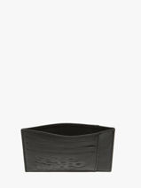 Kaarthouder Leder Serge blanco Zwart baltimore BAL21110-vue-porte