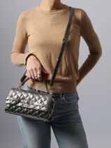 Cross Body Tas Idra Guess Zilver idra GM815720-vue-porte