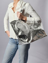 Schoudertas Rsg Metallic Karl lagerfeld Zilver rsg A4W50054-vue-porte