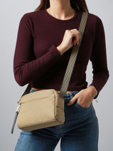 Cross Body Tas Cumulus Nylon Aube Beige cumulus 101CS01-vue-porte