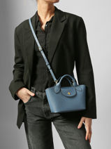 Longchamp Epure Cross bodytas Blauw-vue-porte