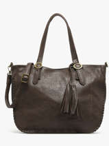 Schoudertas Wt Tresse Miniprix Bruin wt tresse 27611