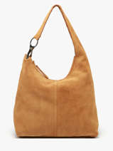 Schoudertas Leather Leder Biba Bruin leather JAP2L