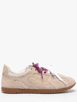 Sneakers Billie Uit Leder Semerdjian Beige women BILLI244